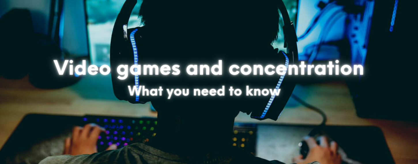 How do video games improve attention and concentration
